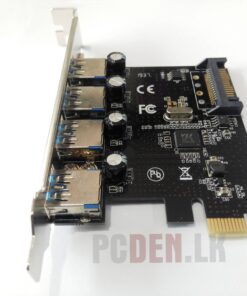 4 Ports USB 3.0 PCIe Card