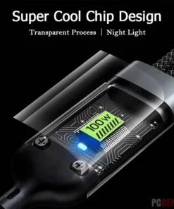 Ivon 3 in 1 USB to Micro, Type-C, Lightning 100W Cable