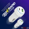 38W Dual Port USB Car PD Charger