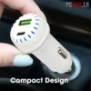 38W Dual Port USB Car PD Charger