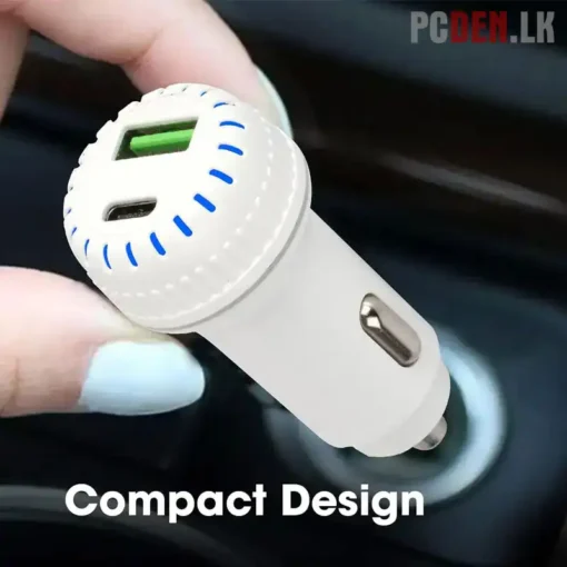 38W Dual Port USB Car PD Charger