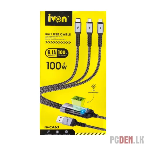 Ivon 3 in 1 Charging Cable