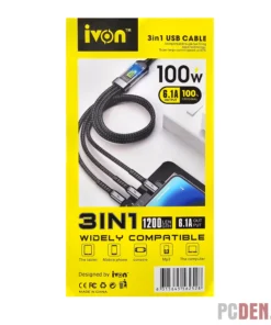 Ivon 3 in 1 Charging Cable