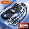 Toocki 3 in 1 USB Cable