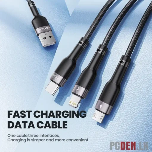 Toocki 3 in 1 USB Cable
