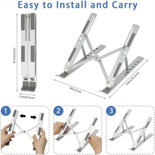 Aluminum Foldable Laptop Stand