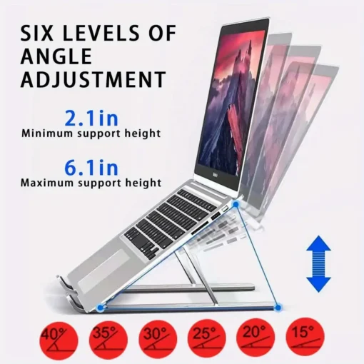 Aluminum Foldable Laptop Stand