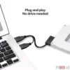 SATA To USB Slim CD/DVD Optical Drive Adapter Cable