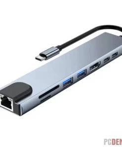 8 in 1 Multi-Functional USB Type-C Hub