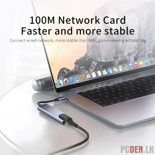8 in 1 Multi-Functional USB Type-C Hub