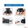 Adjustable 56 LED Ring Light Illuminator