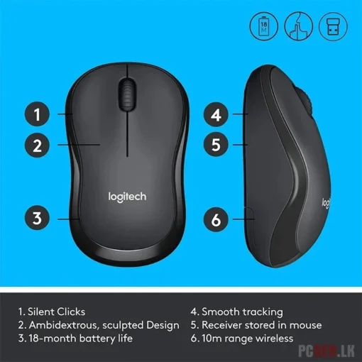 Logitech M220 Silent Wireless Mouse