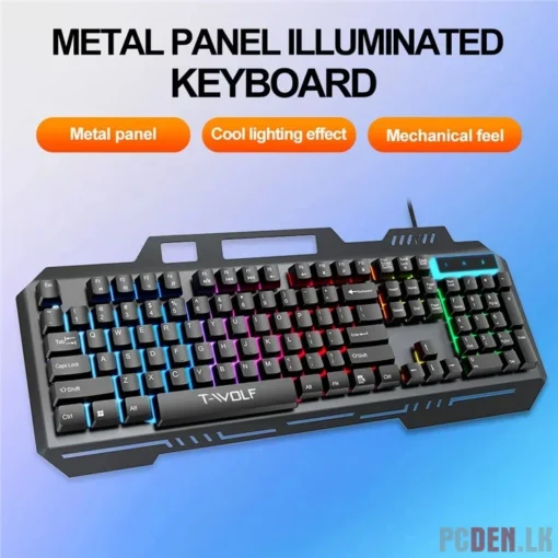 T-WOLF T16 Wired Gaming Keyboard