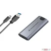 2 in 1 M.2 NVME/NGFF External SSD Enclosure
