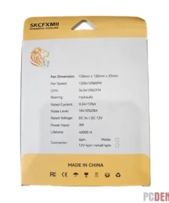 SKCFXMII 120mm ARGB 6 Pin Computer Case Fan