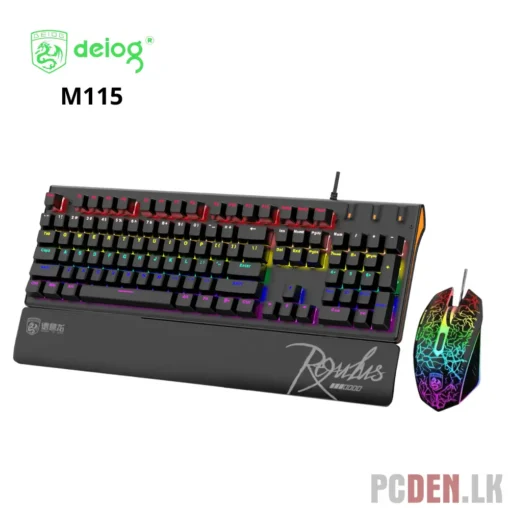 Deiog M115 USB Wired Keyboard, Mouse Gaming Combo