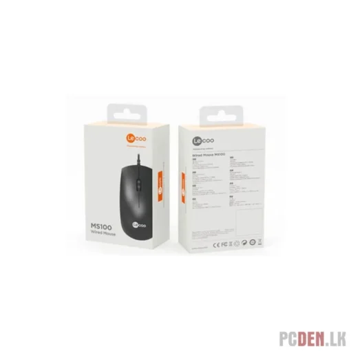 Lecoo MS100 USB Wired Mouse By Lenoovo