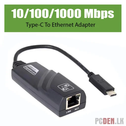 Type-C to Gigabit Ethernet RJ45 Adapter