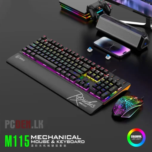 Deiog M115 USB Wired Keyboard, Mouse Gaming Combo