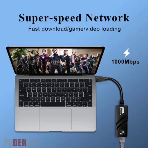 Type-C to Gigabit Ethernet RJ45 Adapter