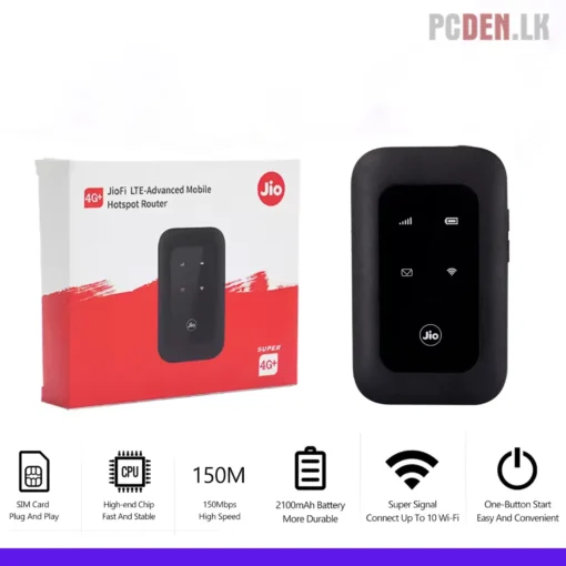 JIO 150Mbps 4G LTE WiFi Rechargeable Pocket Router