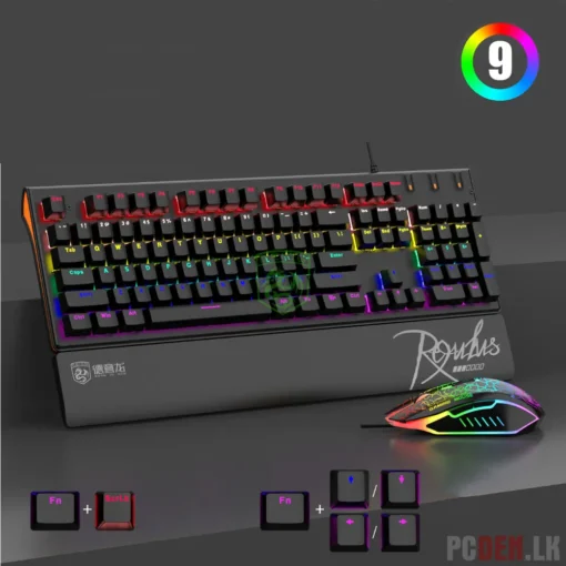 Deiog M115 USB Wired Keyboard, Mouse Gaming Combo