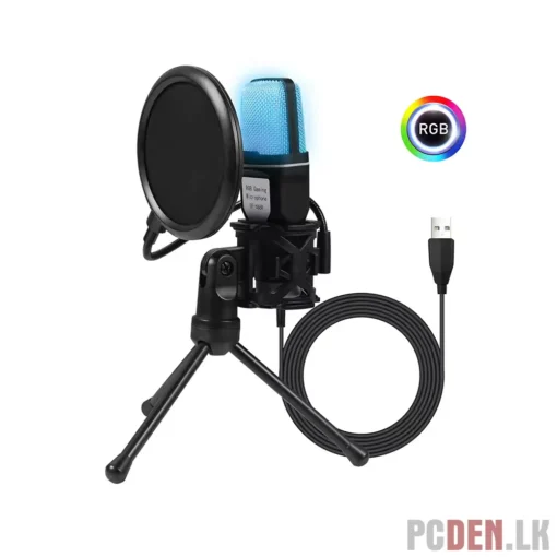 TT30 USB Table Top Microphone With ARGB Lighting