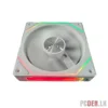 ARGB 120mm Reverse Blade Computer Case Fan - White