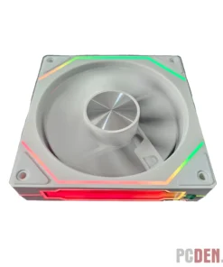 ARGB 120mm Reverse Blade Computer Case Fan - White