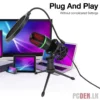 TT30 USB Table Top Microphone With ARGB Lighting