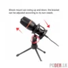 TT30 USB Table Top Microphone With ARGB Lighting