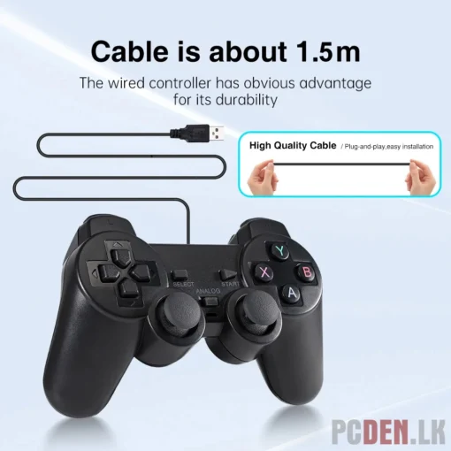 UCOM USB Dual Wired Computer Gamepad