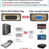 DVI-I to VGA Converter Adapter
