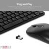 GKM901 Wireless 2.4GHz Mini Keyboard & Mouse Combo