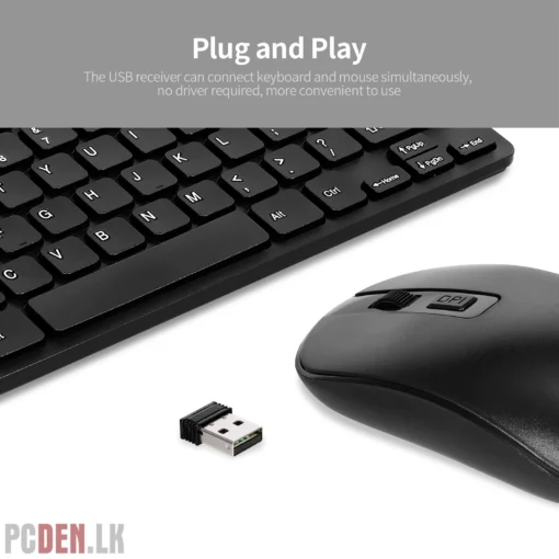 GKM901 Wireless 2.4GHz Mini Keyboard & Mouse Combo