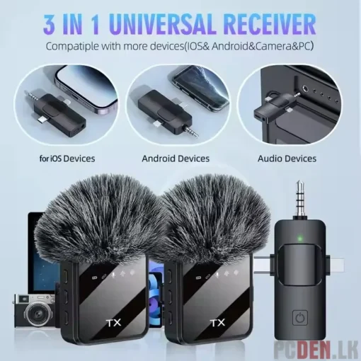 11-2 Dual Wireless Clip-On Collar Microphone
